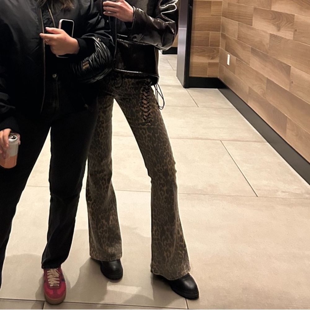 Leopard trousers